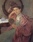 Lady in front of the dressing table, Mary Cassatt